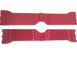 Пластина складная, шарнир Versus-Omega  красная-500 мм