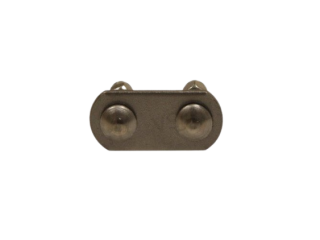 Пластина монтажная из нержавеющей стали с гайками, для замка натяжения