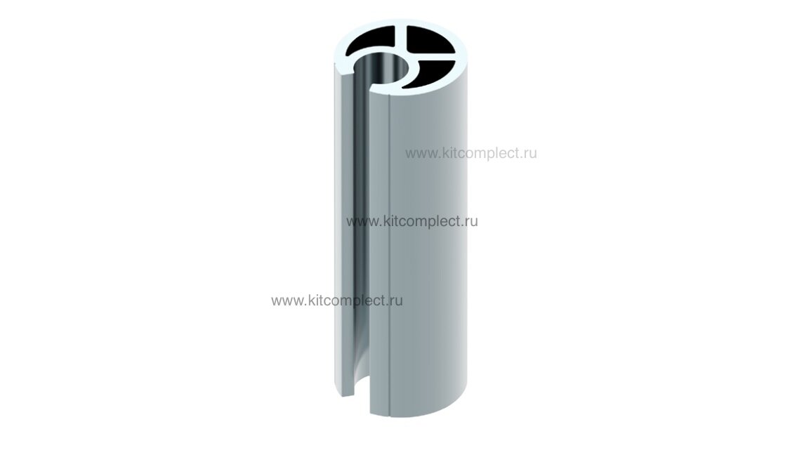 Вал, алюминиевый направляющий для натяжения тента, Ø34мм длина 3000 мм арт. 311-030010