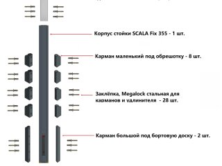 Комплект боковой стойки VERSUS Scala