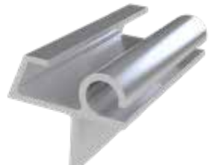 Планка, алюминиевая для зад. балки, от подлива, от подлива, Т-образ. формы  2600 мм