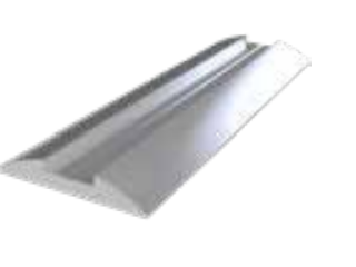 Планка, алюминиевая для зад. балки, от подлива, гофрированная алюминиевая 3000 мм