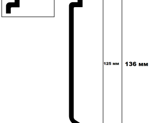 Резинка боковая от подлива для крыши VERSUS TRIKE (черный) 17 метров
