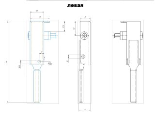 Трещотка VERSUS левая квадрат