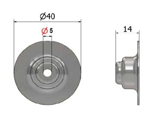 Шайба 40 мм оцинкованная ТИР, д.отв. 5 мм